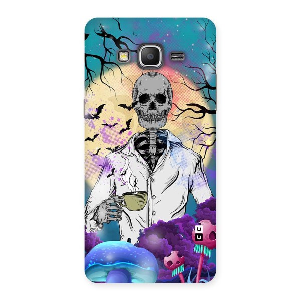 Morning Tea Skull Back Case for Galaxy Grand Prime