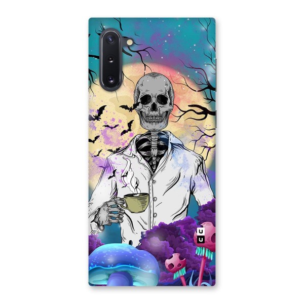 Morning Tea Skull Back Case for Galaxy Note 10