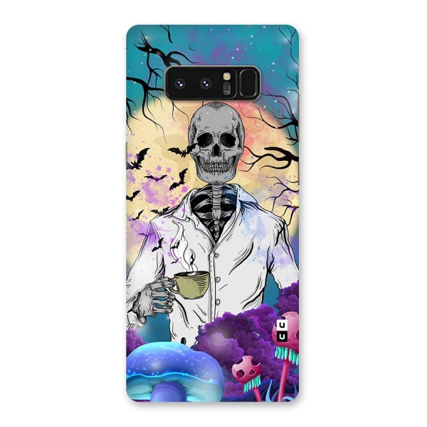 Morning Tea Skull Back Case for Galaxy Note 8