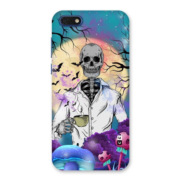 Morning Tea Skull Back Case for Honor 7s