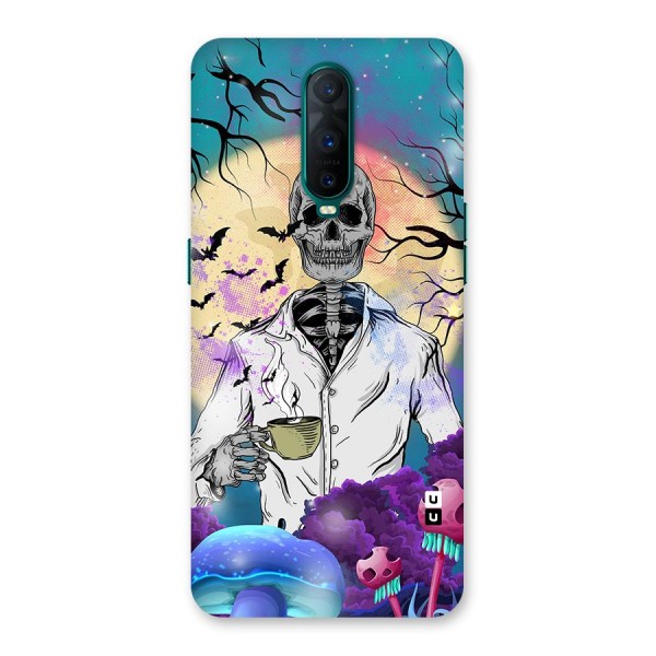 Morning Tea Skull Back Case for Oppo R17 Pro