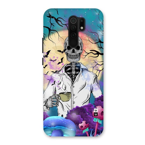 Morning Tea Skull Back Case for Poco M2