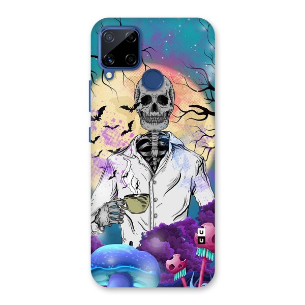 Morning Tea Skull Back Case for Realme C12