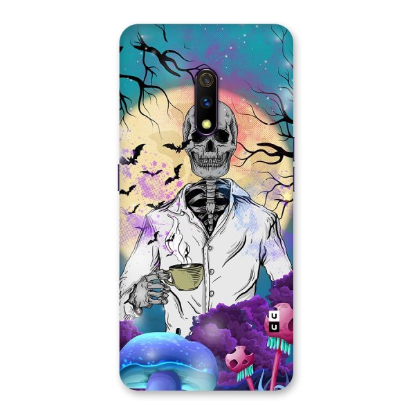 Morning Tea Skull Back Case for Realme X