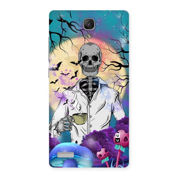 Morning Tea Skull Back Case for Redmi Note