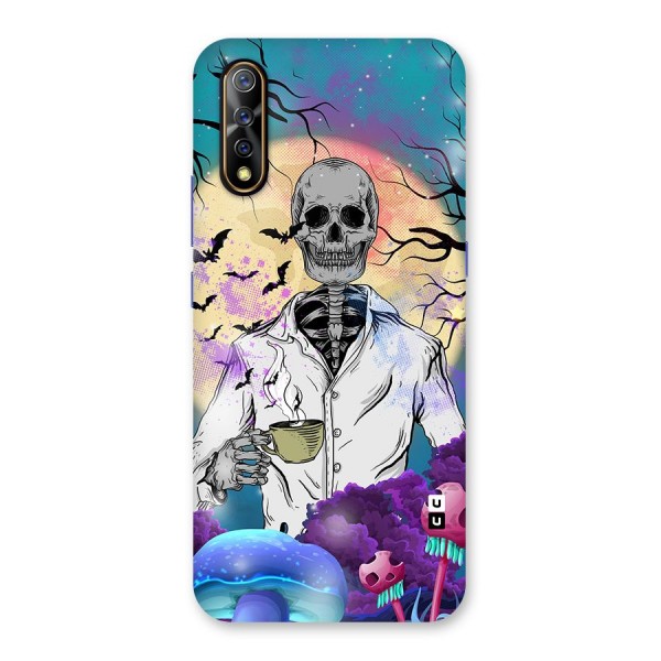 Morning Tea Skull Back Case for Vivo S1