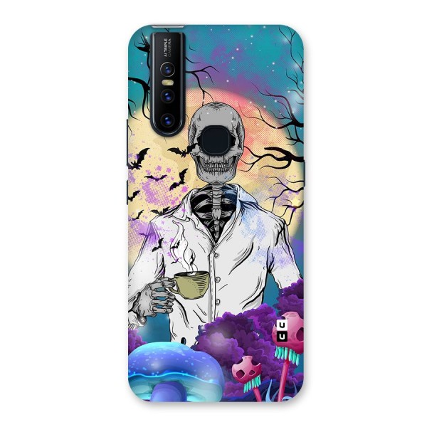 Morning Tea Skull Back Case for Vivo V15