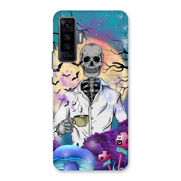 Morning Tea Skull Back Case for Vivo X50