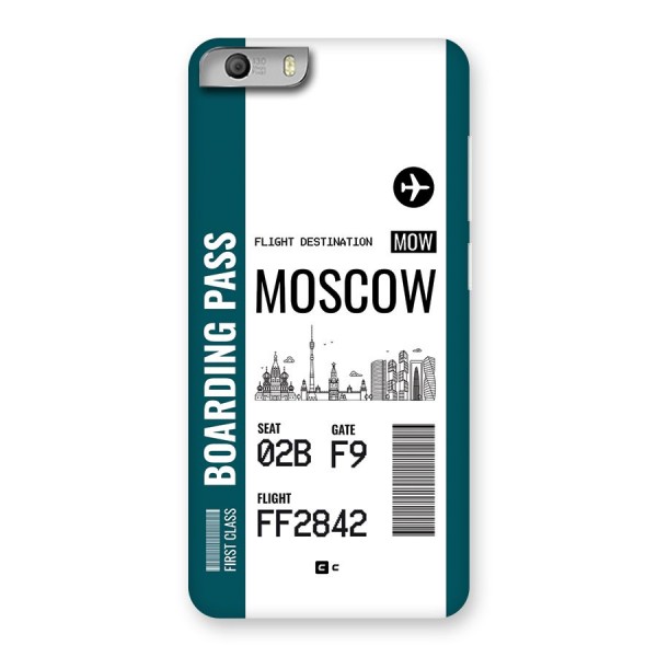 Moscow Boarding Pass Back Case for Canvas Knight 2