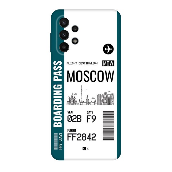 Moscow Boarding Pass Back Case for Galaxy A23