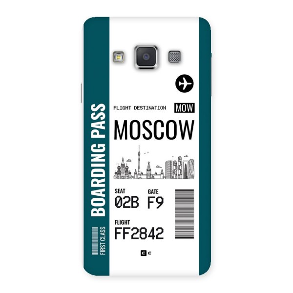 Moscow Boarding Pass Back Case for Galaxy A3