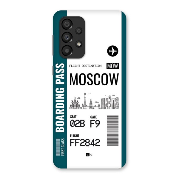 Moscow Boarding Pass Back Case for Galaxy A33 5G