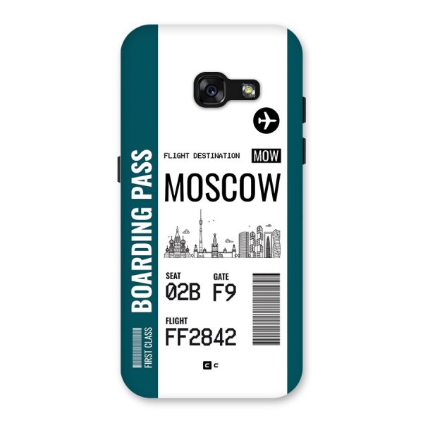 Moscow Boarding Pass Back Case for Galaxy A3 (2017)