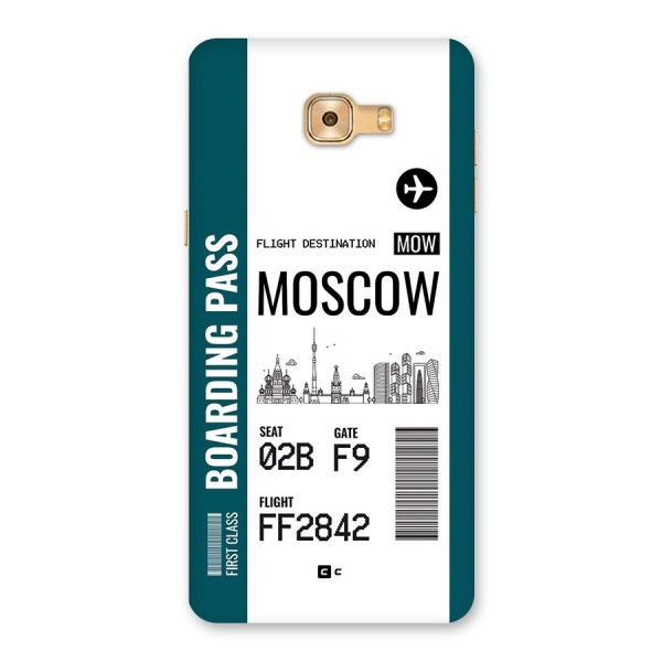 Moscow Boarding Pass Back Case for Galaxy C9 Pro