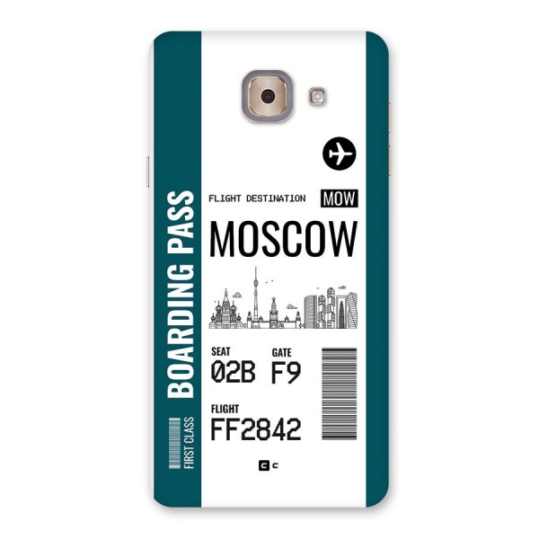 Moscow Boarding Pass Back Case for Galaxy J7 Max