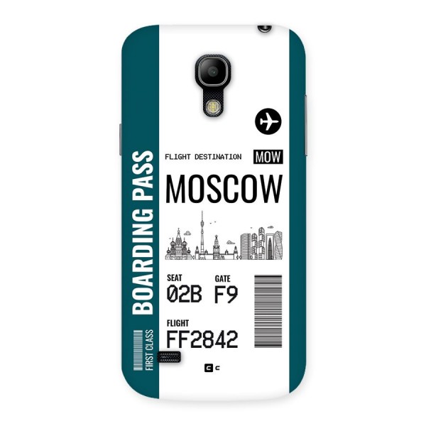 Moscow Boarding Pass Back Case for Galaxy S4 Mini