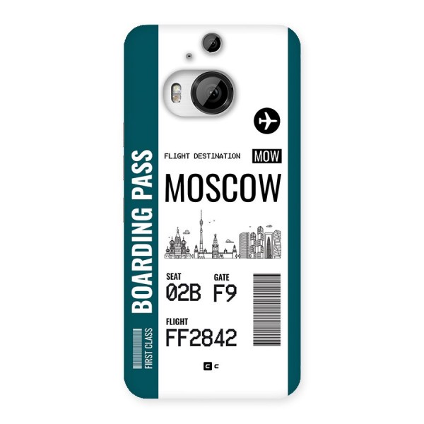 Moscow Boarding Pass Back Case for HTC One M9 Plus