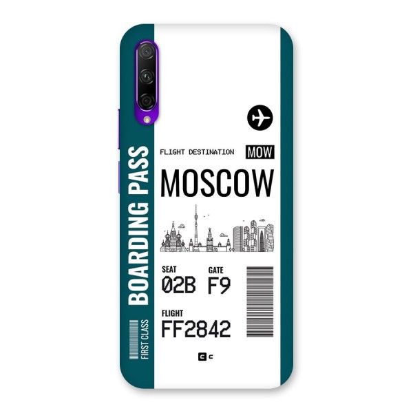Moscow Boarding Pass Back Case for Honor 9X Pro