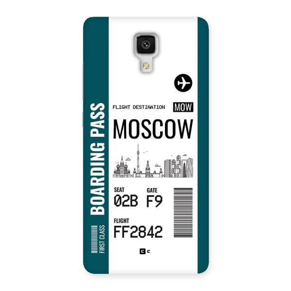 Moscow Boarding Pass Back Case for Mi4