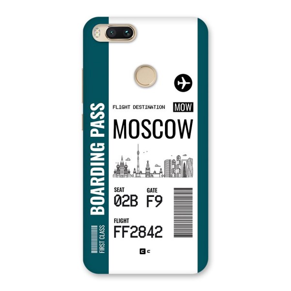 Moscow Boarding Pass Back Case for Mi A1