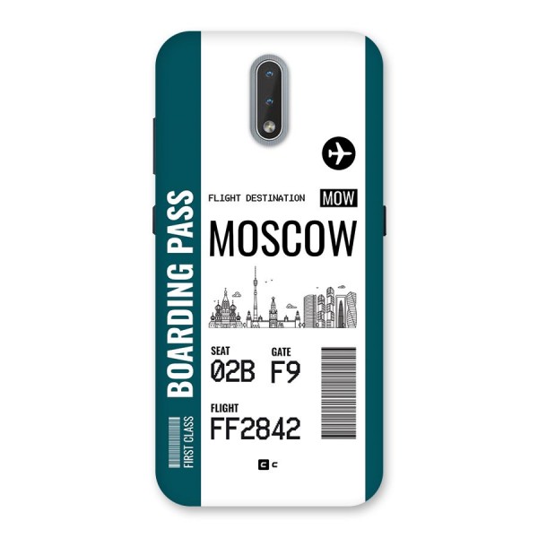 Moscow Boarding Pass Back Case for Nokia 2.3