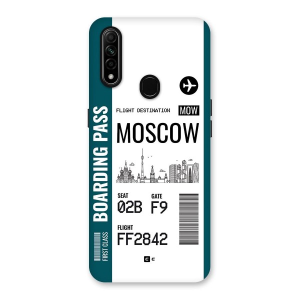 Moscow Boarding Pass Back Case for Oppo A31