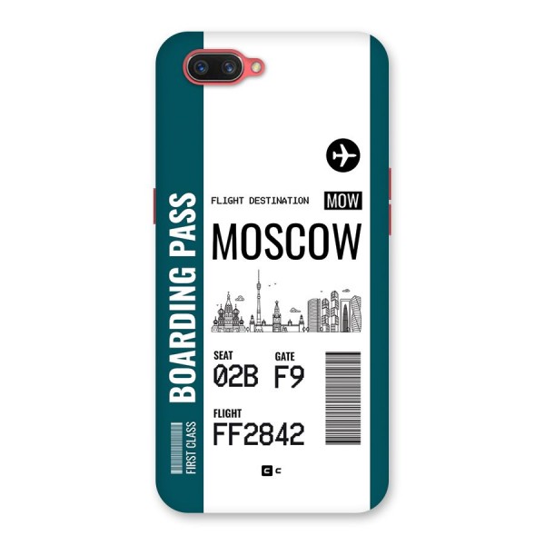 Moscow Boarding Pass Back Case for Oppo A3s