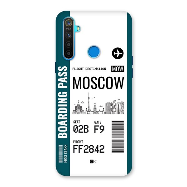 Moscow Boarding Pass Back Case for Realme 5s