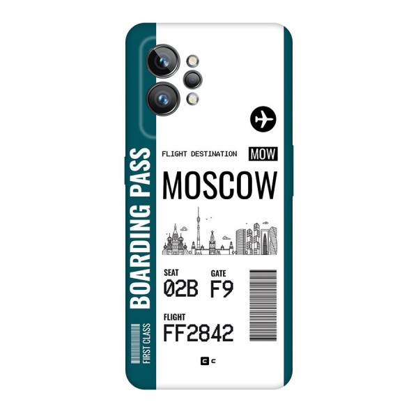 Moscow Boarding Pass Back Case for Realme GT2 Pro