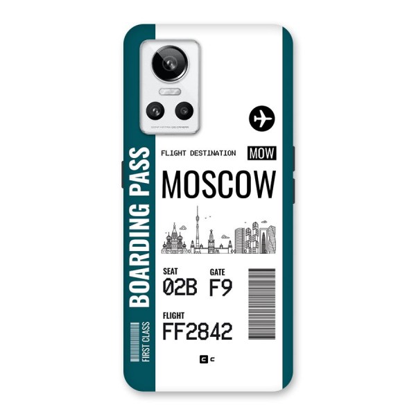 Moscow Boarding Pass Back Case for Realme GT Neo 3