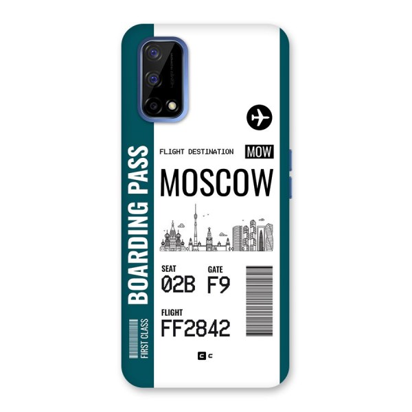 Moscow Boarding Pass Back Case for Realme Narzo 30 Pro