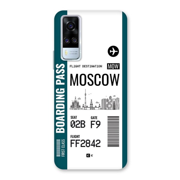 Moscow Boarding Pass Back Case for Vivo Y51