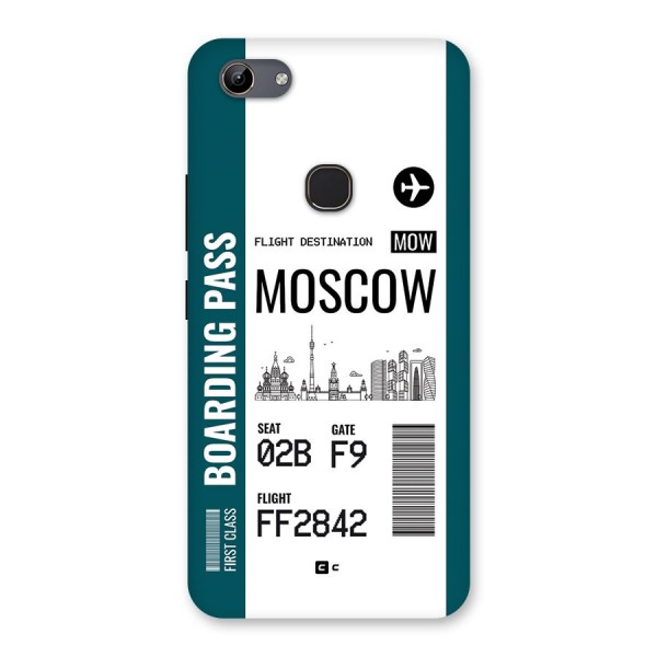 Moscow Boarding Pass Back Case for Vivo Y81