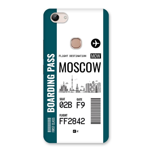 Moscow Boarding Pass Back Case for Vivo Y83