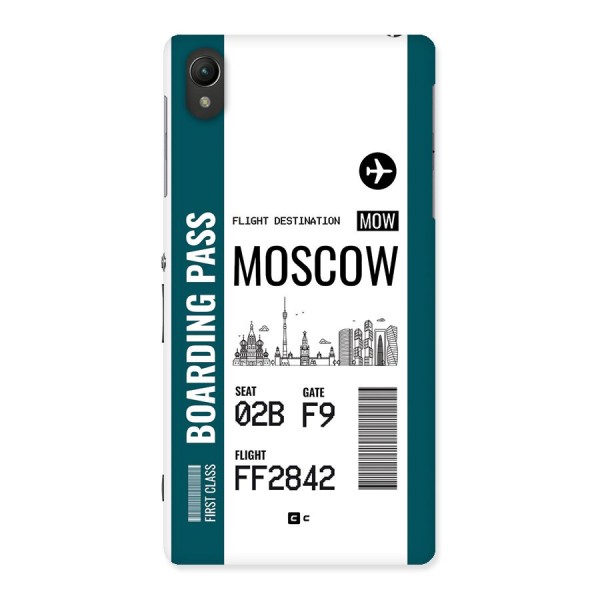 Moscow Boarding Pass Back Case for Xperia Z2