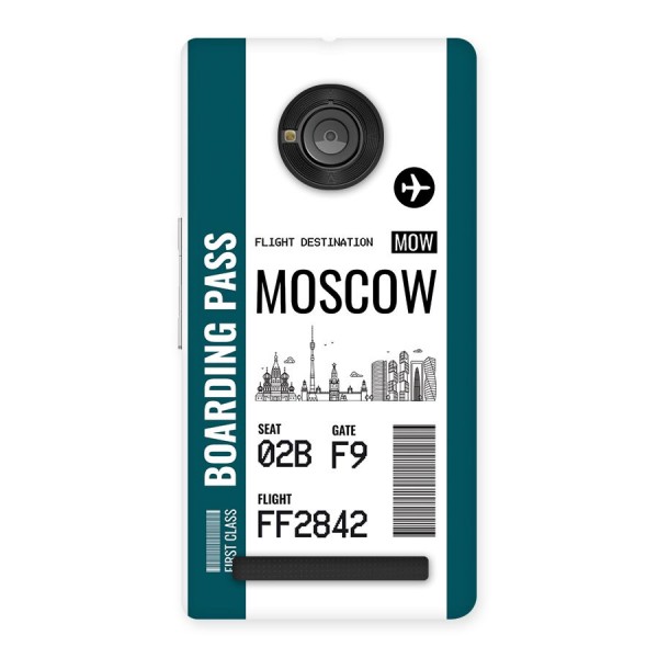 Moscow Boarding Pass Back Case for Yuphoria