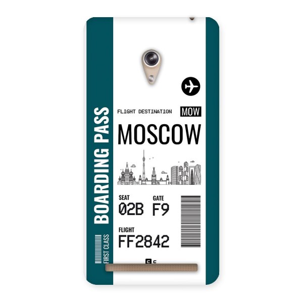 Moscow Boarding Pass Back Case for Zenfone 6