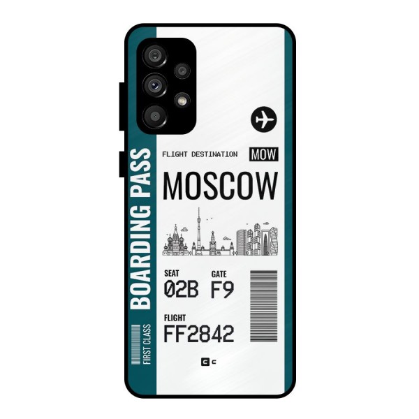 Moscow Boarding Pass Metal Back Case for Galaxy A73 5G