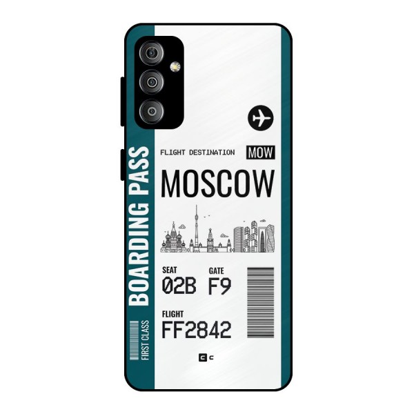 Moscow Boarding Pass Metal Back Case for Galaxy F23