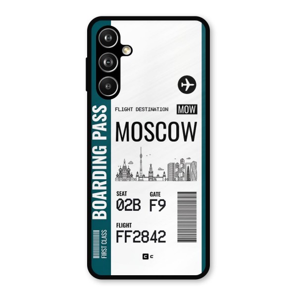 Moscow Boarding Pass Metal Back Case for Galaxy F54