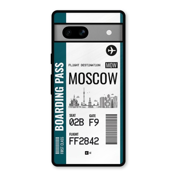 Moscow Boarding Pass Metal Back Case for Google Pixel 7a