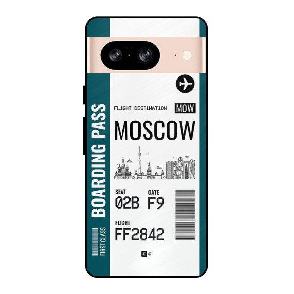 Moscow Boarding Pass Metal Back Case for Google Pixel 8