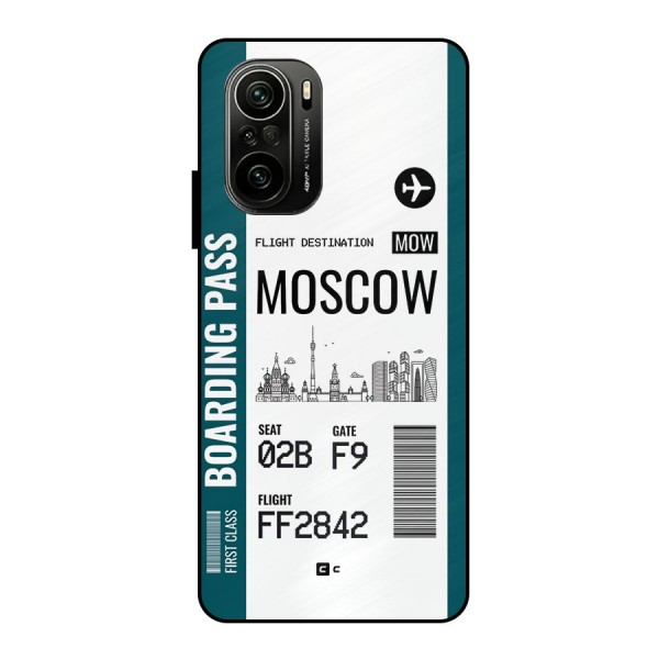 Moscow Boarding Pass Metal Back Case for Mi 11X Pro