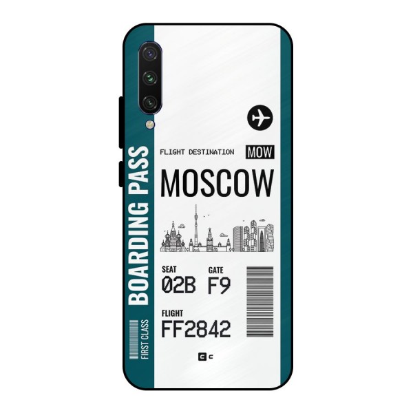 Moscow Boarding Pass Metal Back Case for Mi A3