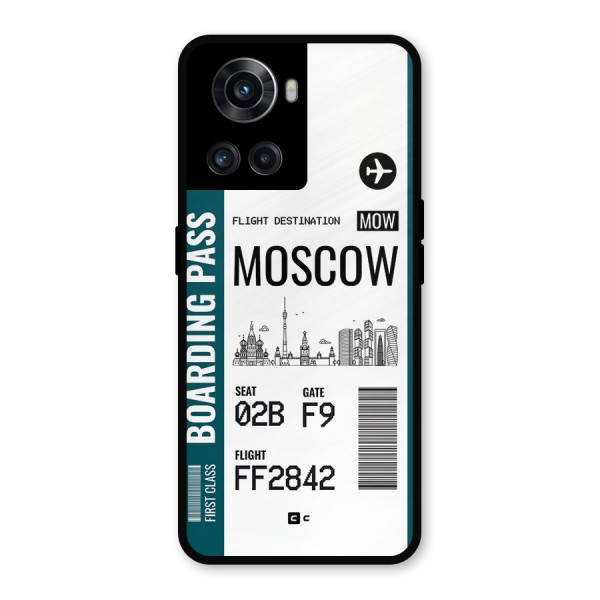 Moscow Boarding Pass Metal Back Case for OnePlus 10R