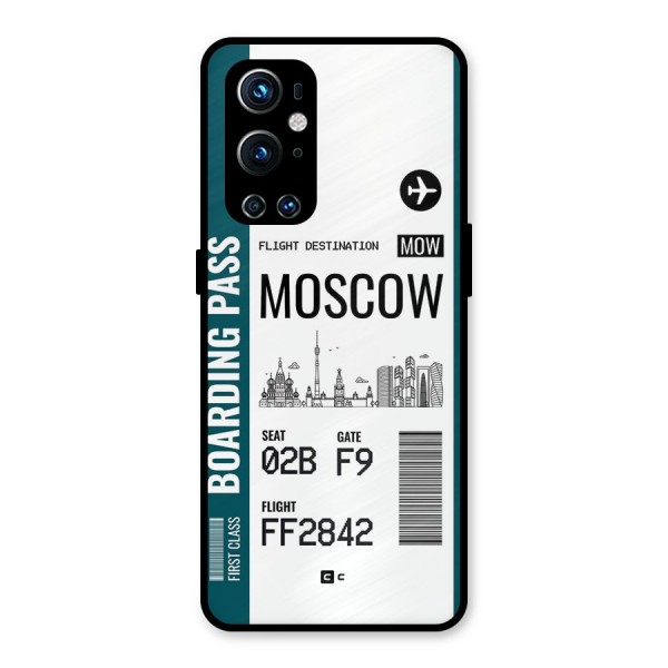 Moscow Boarding Pass Metal Back Case for OnePlus 9 Pro