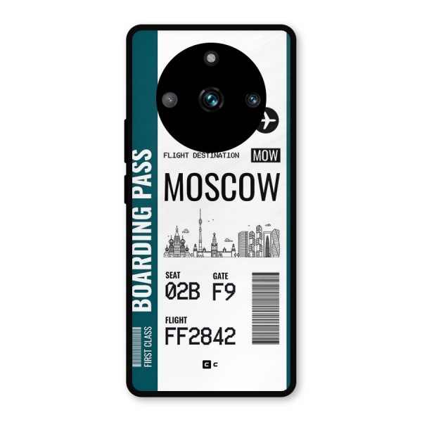 Moscow Boarding Pass Metal Back Case for Realme 11 Pro