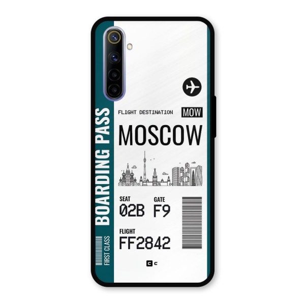 Moscow Boarding Pass Metal Back Case for Realme 6i