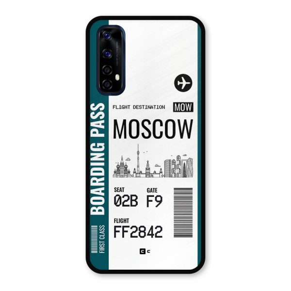 Moscow Boarding Pass Metal Back Case for Realme 7