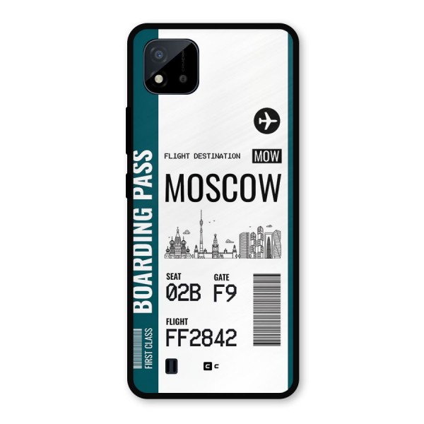 Moscow Boarding Pass Metal Back Case for Realme C11 2021